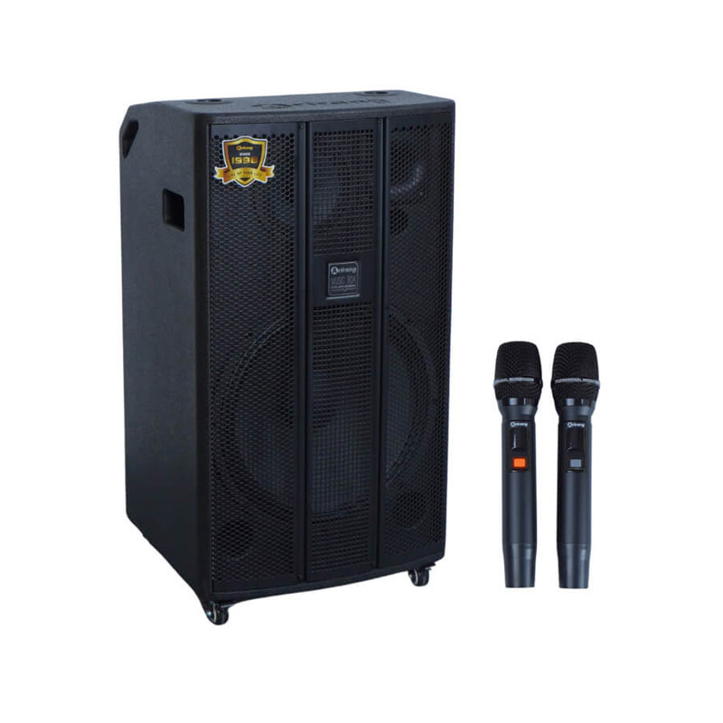 Ảnh minh họa Loa Arirang MK1 Max, Bass 40cm, Công suất 300W, Bluetooth 5.0, Kèm 2 tay micro 1