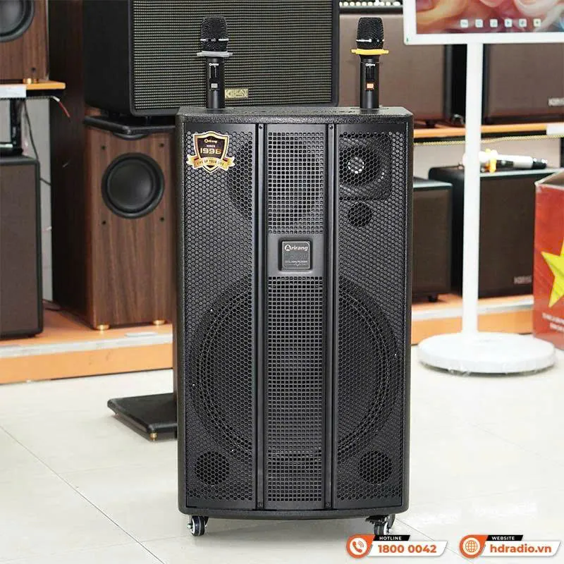 Ảnh minh họa Loa Arirang MK1 Max, Bass 40cm, Công suất 300W, Bluetooth 5.0, Kèm 2 tay micro 2