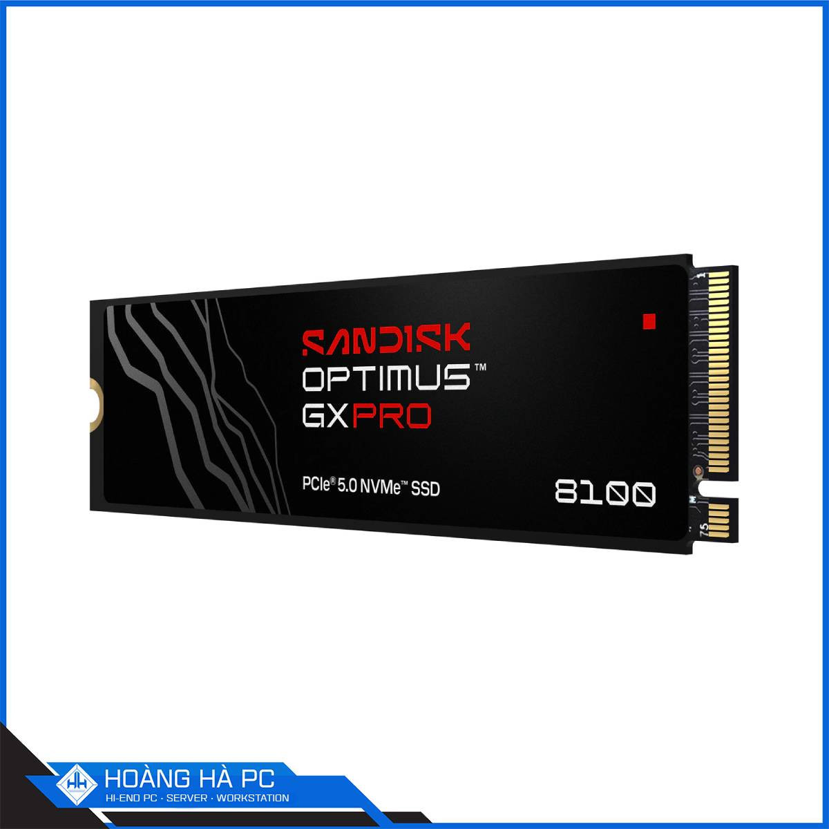 Ảnh minh họa Ổ cứng SSD Sandisk Optimus GX Pro 8100 2TB M.2 PCIe 5x4 (Đọc 14900MB/s - Ghi 14000MB/s) 2