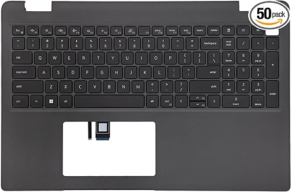 Ảnh minh họa Thay Vỏ Laptop Dell Latitude 15 3540 E3540 Series Laptop Top Cover Backlit Keyboard Assembly DVR0W 0DVR0W Gray Replacement Upper Case Palmrest for Zin 1
