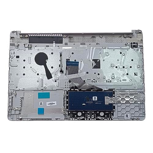 Ảnh minh họa Thay Vỏ Laptop HP 15T-DW 15S-DR 15S-DU Laptop Upper Case Palmrest Backlit Keyboard Touchpad Assembly Part L52022-001 Sliver Replacement for Zin 2