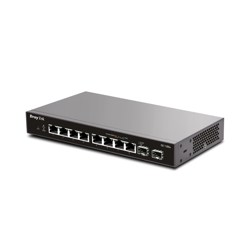 Ảnh minh họa Switch DrayTek Smart Lite VigorSwitch Q1100x (10 port/ 2.5/10 Gbps/ 2 SFP+) 3
