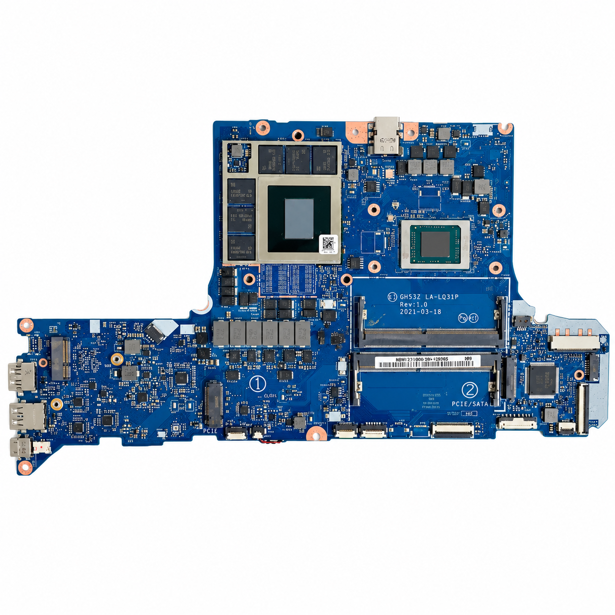 Mainboard Acer Nitro 5 AN515-45G Ryzen 5-5600H RTX 3060 GH53Z LA-L031P 1A NB.QBM11.001