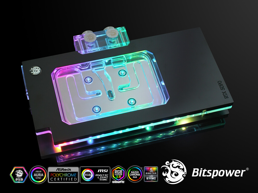 Ảnh minh họa Bitspower NEBULA VGA Water Block for ASUS ROG Astral GeForce RTX 5090 1