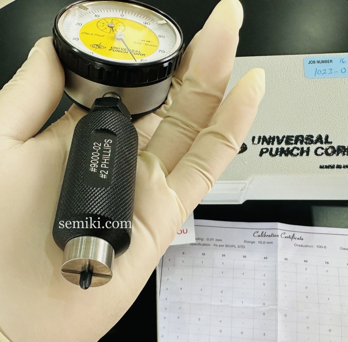 Ảnh minh họa UNIVERSAL-PUNCH #9000 dưỡng đo độ sâu vít 4 cạnh (phillip size 0,1,2,3,4) 1