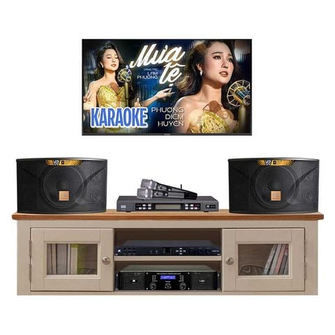 Dàn karaoke gia đình KHD53 (JBL Ki112 Gold Edition)