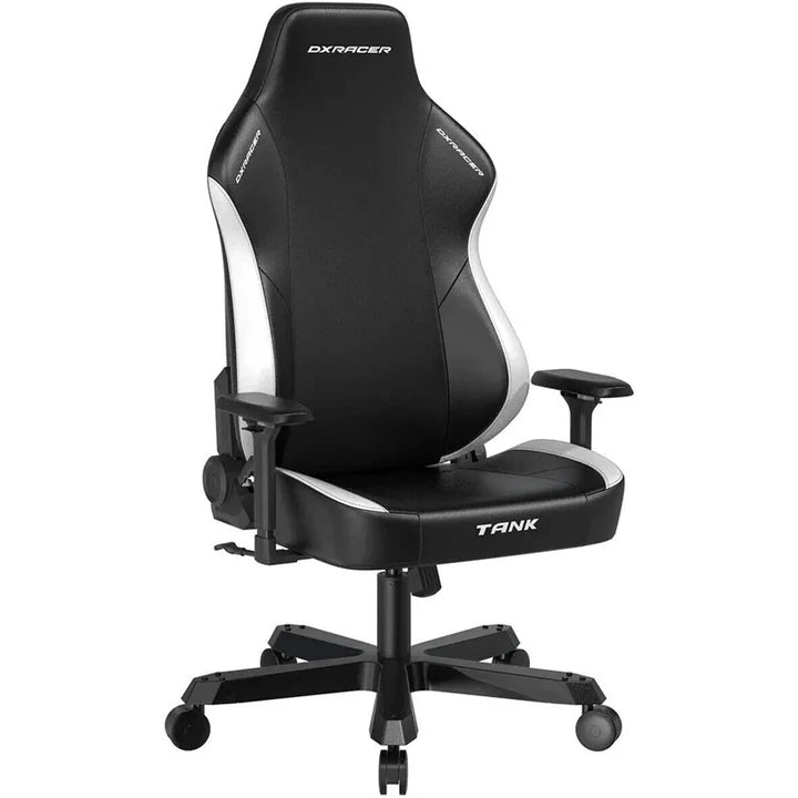 Ảnh minh họa Ghế gaming DXRacer TANK Series XXL với tay vịn 4D và hỗ trợ thắt lưng điều chỉnh – Đen/Trắng 1