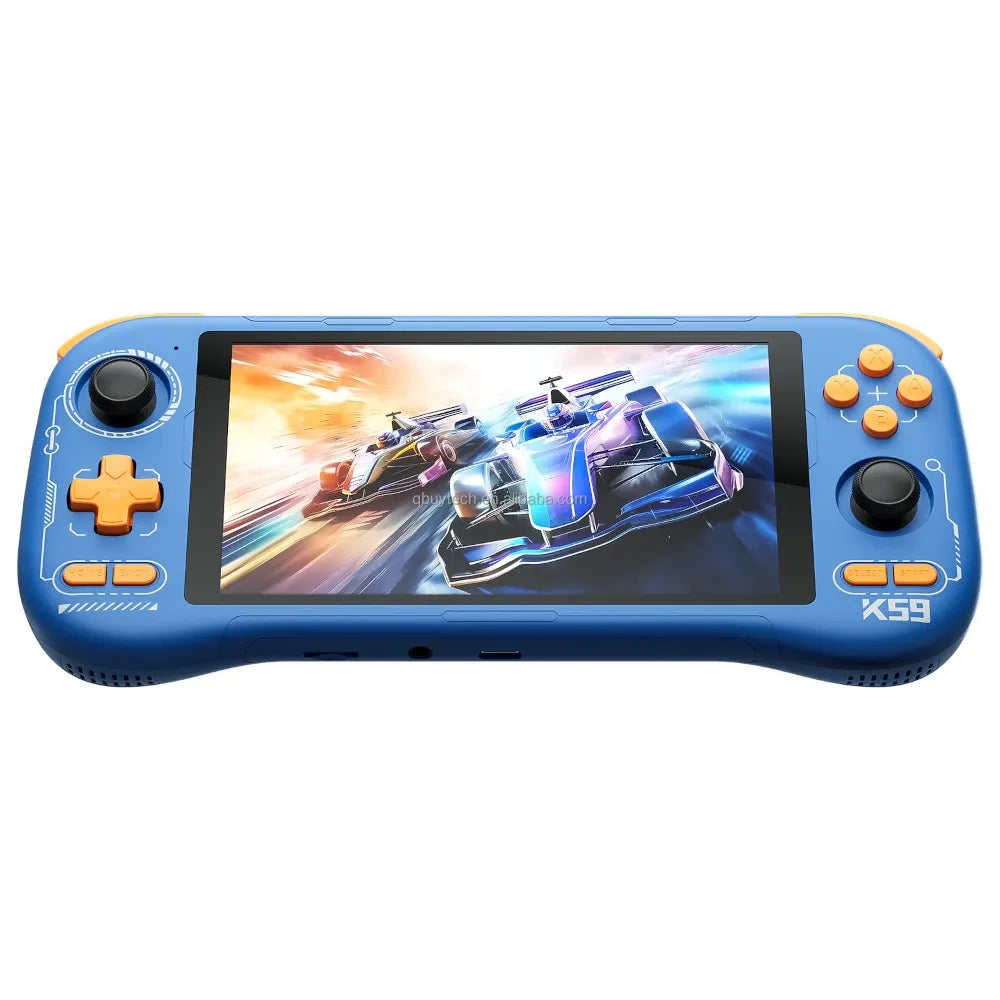 Ảnh minh họa K59 Máy chơi game cầm tay Retro 5.5" HD 6GB/128GB - Xanh 1