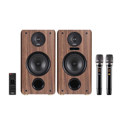 Loa Kadma BA38, 250W, Bass 16 cm, Bluetooth 5.3, HDMI, Đi kèm 2 micro