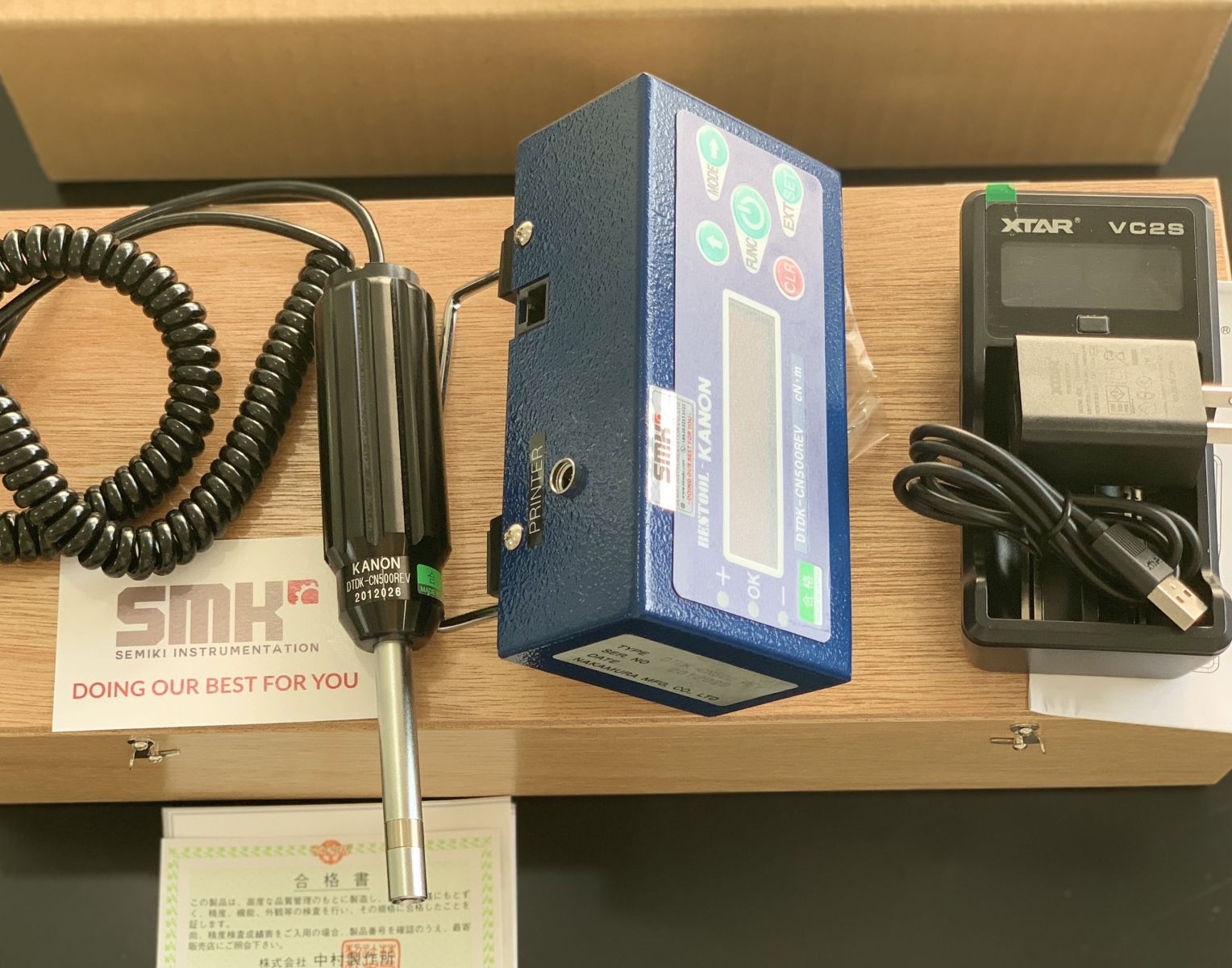 Ảnh minh họa KANON DTDK-CN500REV thiết bị đo lực siết tua vít điện tử 50 〜 500 cN. m 1