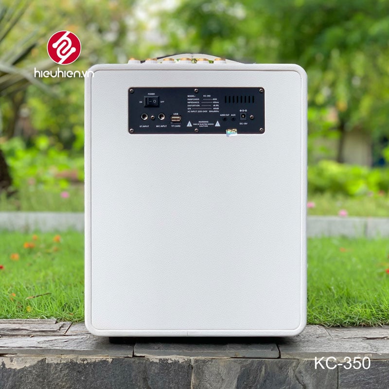 Ảnh minh họa KCBOX KC350 – Loa Karaoke Xách Tay 250W – Kèm 2 Micro 2