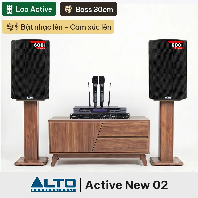 Ảnh minh họa Dàn karaoke Active Alto New 02 (Alto TX412B, Bksound M200, Bksound DSP 9000 Plus) 1