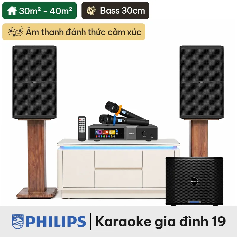 Ảnh minh họa Dàn karaoke gia đình Philips 19 (Philips CSS2807/70, CSS2662/70/750W, CSS2110/70) 1