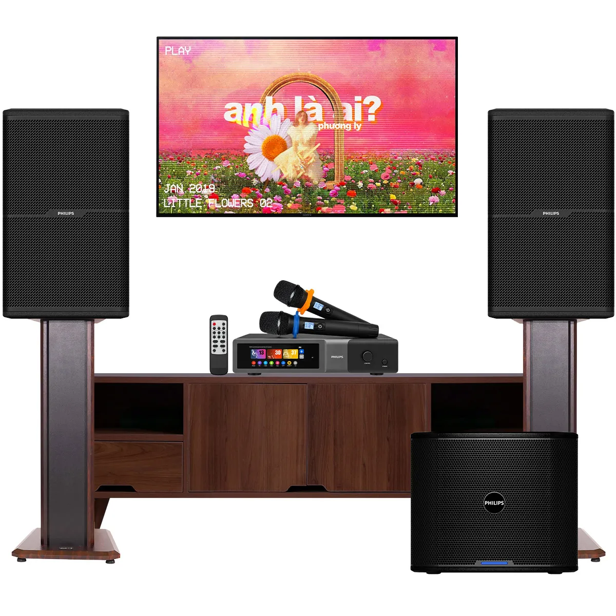 Ảnh minh họa Dàn karaoke gia đình Philips 19 (Philips CSS2807/70, CSS2662/70/750W, CSS2110/70) 2