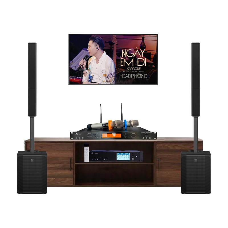 Dàn karaoke sân khấu KGD76 (Electro voice Evolve 70, JKaudio X9900 Pro, JKaudio B9)