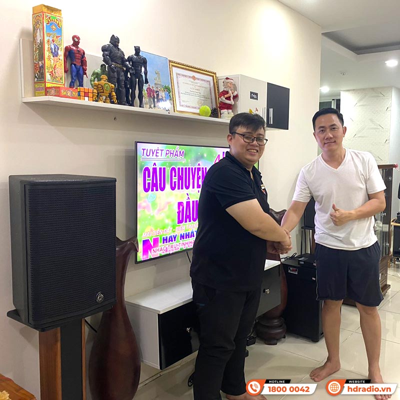 Ảnh minh họa Dàn Karaoke Wharfedale KH64 ( Wharfedale Sigma X12,Công suất, vang cơ, micro K500) 2