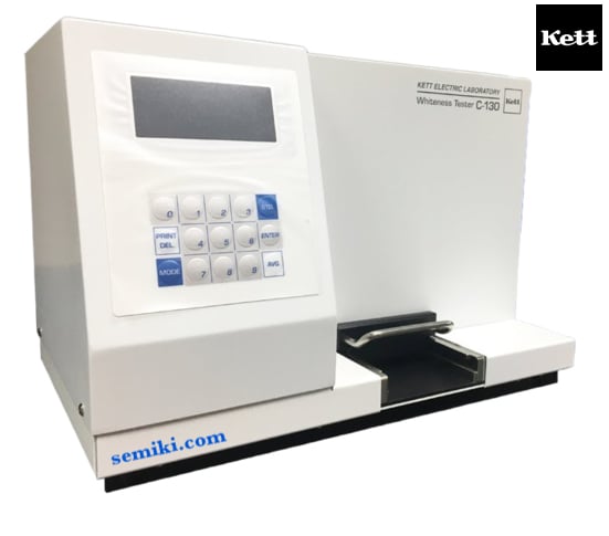 KETT C-130 thiết bị đo độ trắng đánh giá chất lượng màu bột mịn