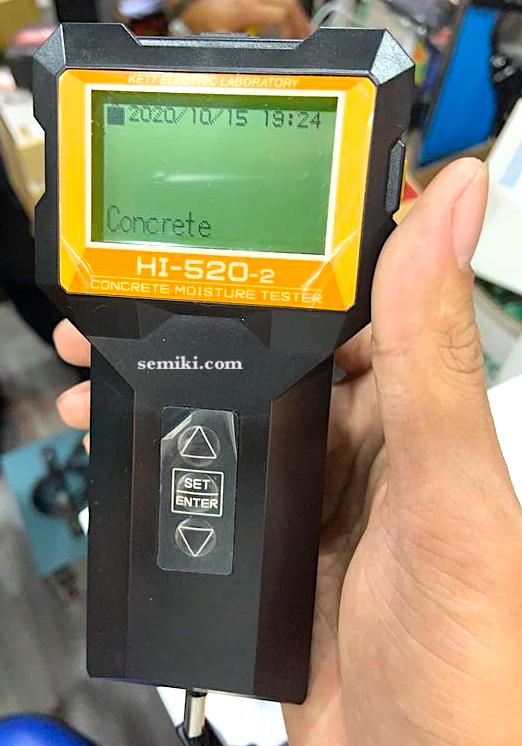 Ảnh minh họa KETT HI-520-2 thiết bị đo độ ẩm vữa bê tông xây dựng 3
