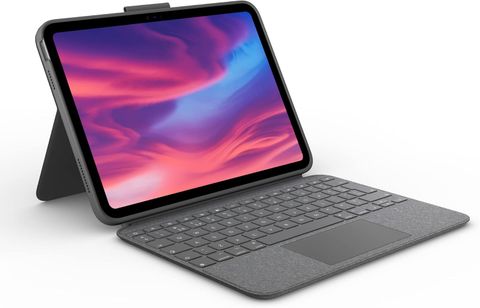 Keyboard Logitech Combo Touch For Ipad Gen10/a16/xám