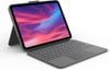 Keyboard Logitech Combo Touch For Ipad Gen10/a16/xám