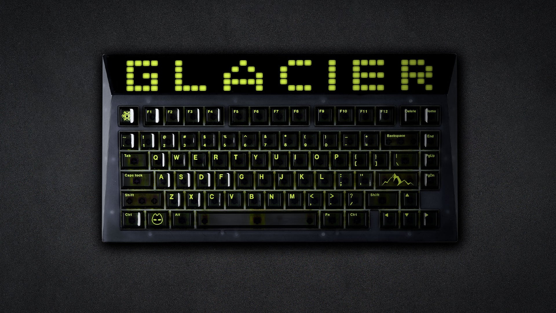 Keycap Angry Miao Glacier Keycaps - Dark Base Kit
