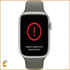  Khắc phục lỗi Apple Watch S1 lỗi chấm than đỏ 