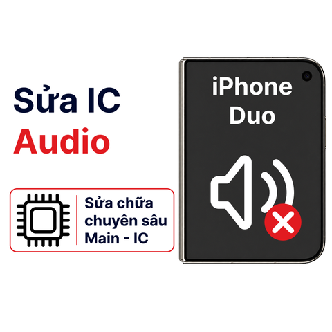 Khắc phục lỗi main - IC CPU iPhone Duo chính hãng