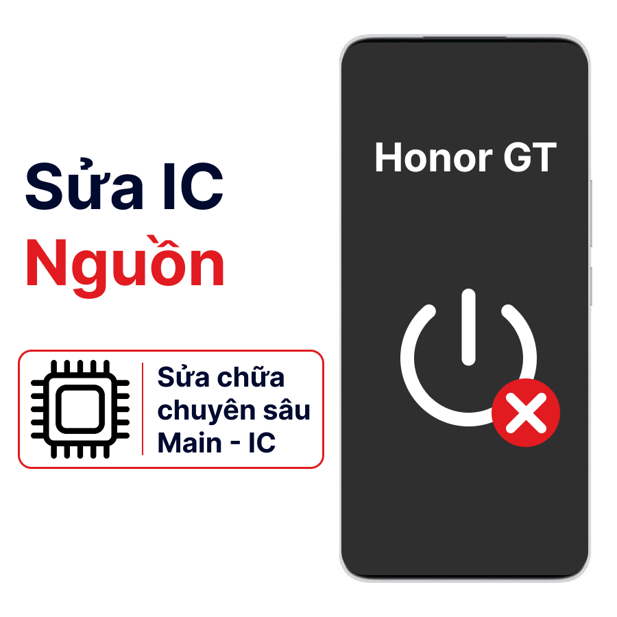 Khắc phục lỗi main - IC Nguồn Honor Gt chính hãng