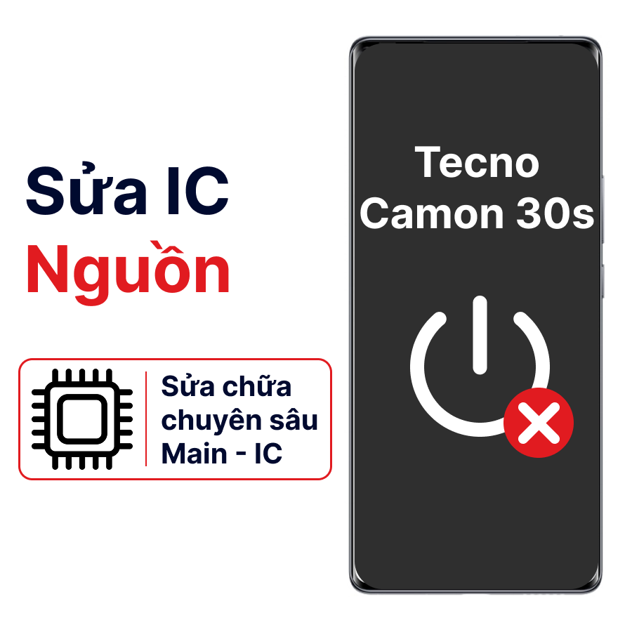 Ảnh minh họa Khắc phục lỗi main - IC Nguồn Tecno Camon 30s chính hãng 1