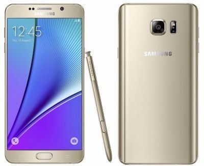 Khắc phục lỗi mất nguồn Samsung Galaxy Note 5