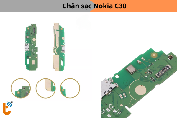 Ảnh minh họa Khắc phục lỗi, thay chân sạc Nokia C30 1