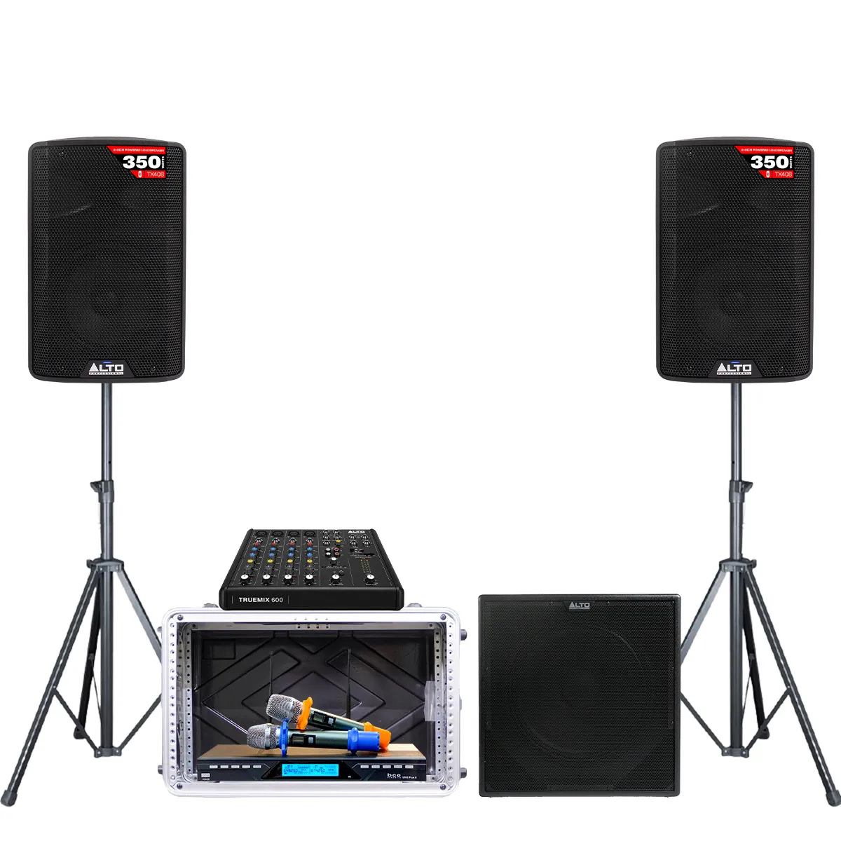 Ảnh minh họa Dàn karaoke – sân khấu Mini Alto 19 (Alto TX408, Alto Truemix 600, Alto TX12S, U900 PLUS X) 2