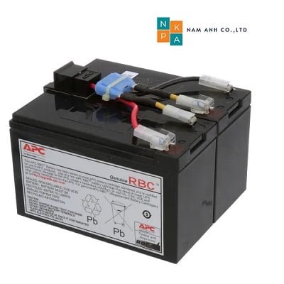 Ảnh minh họa Khay pin RBC48 thay thế cho ups Apc 2