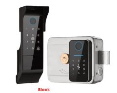  Khoá cửa cổng vân tay Avolock AG-49 Black App, Remote 