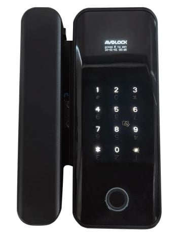 Khoá cửa kính vân tay Avolock AK-27 Black App, Remote