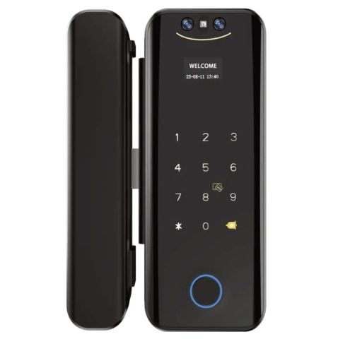 Khoá cửa kính vân tay Avolock AK-28 Black App, Remote