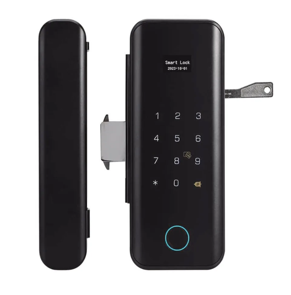 Khoá cửa kính vân tay Avolock AK-29 Black App, Remote