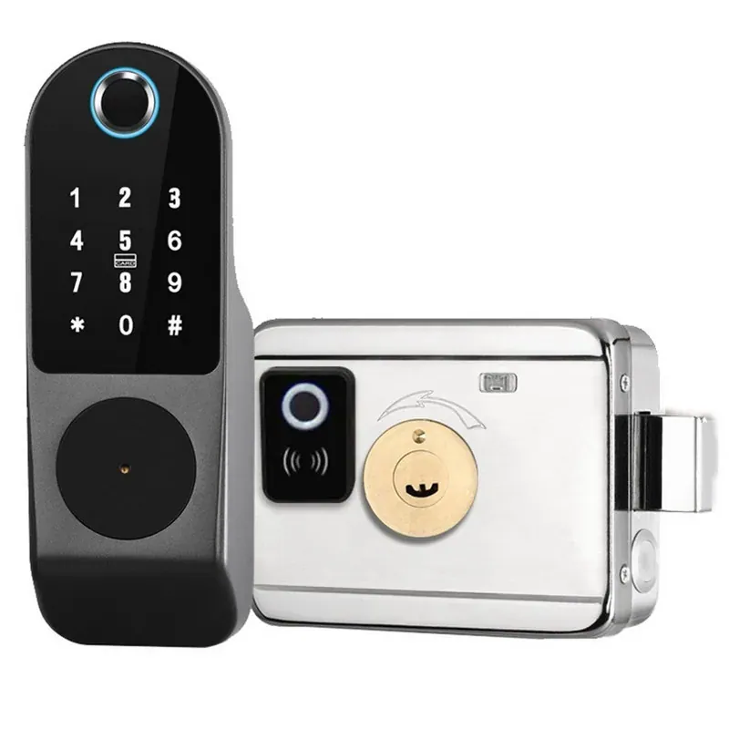 Ảnh minh họa Khóa cửa vân tay 2 chiều Tuya Smart Life SG01D 1
