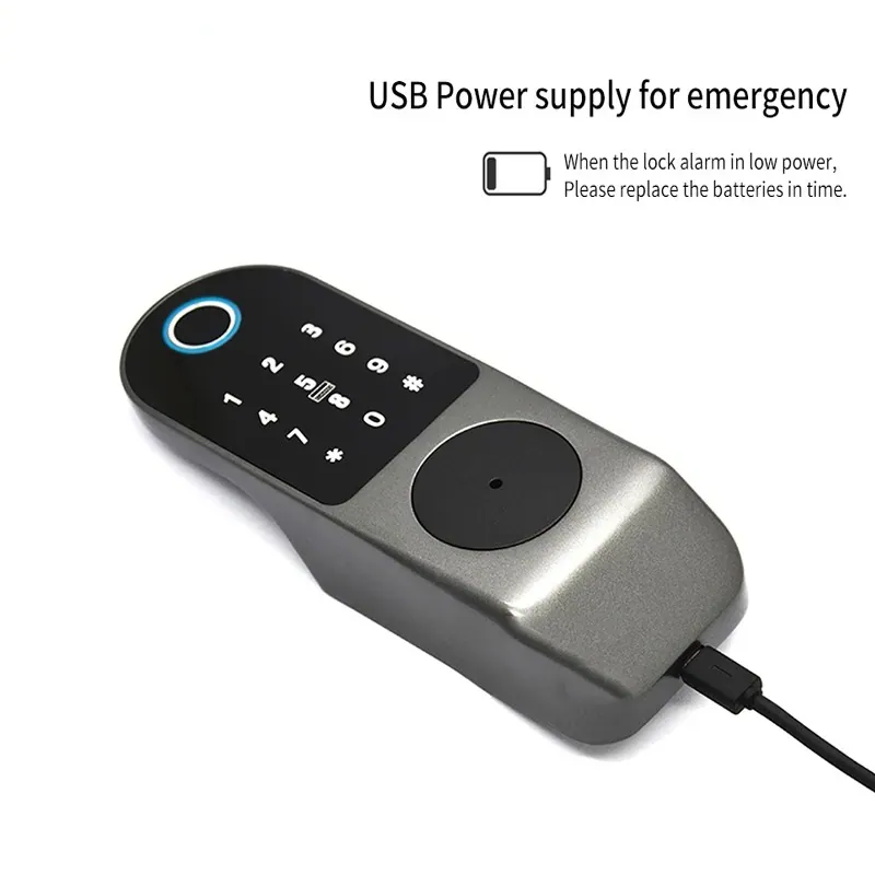 Ảnh minh họa Khóa cửa vân tay 2 chiều Tuya Smart Life SG01D 2