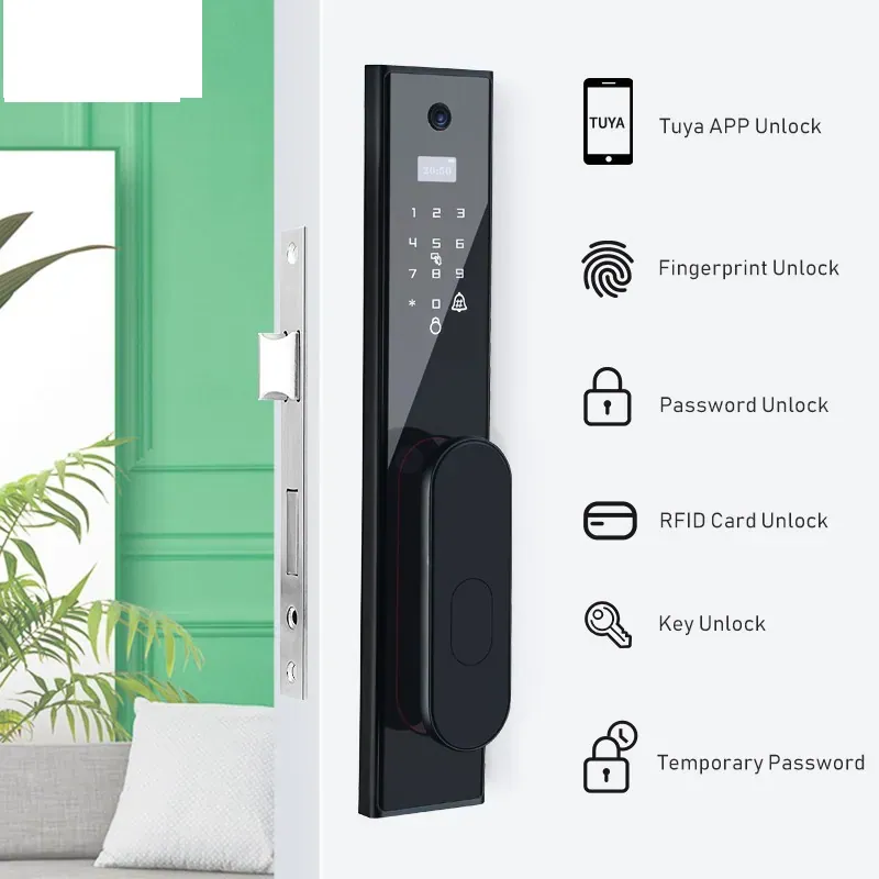 Ảnh minh họa Khóa cửa vân tay Camera Tuya Smart Life WL03-C 2