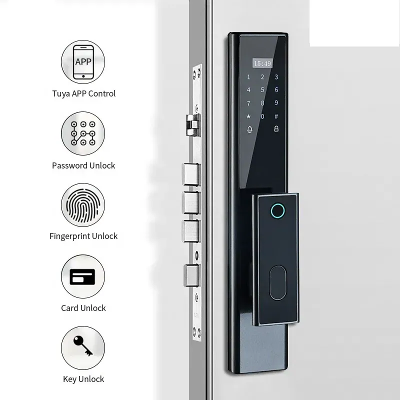 Ảnh minh họa Khóa cửa vân tay Camera Tuya Smart Life WL04-C 1