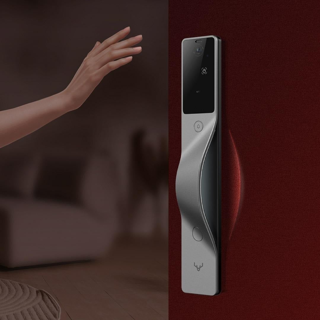 Ảnh minh họa Khóa cửa vân tay Lockin V5 Max – Siêu mỏng, tích hợp chuông cửa 2