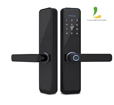 Khóa cửa vân tay Tuya X2 đen