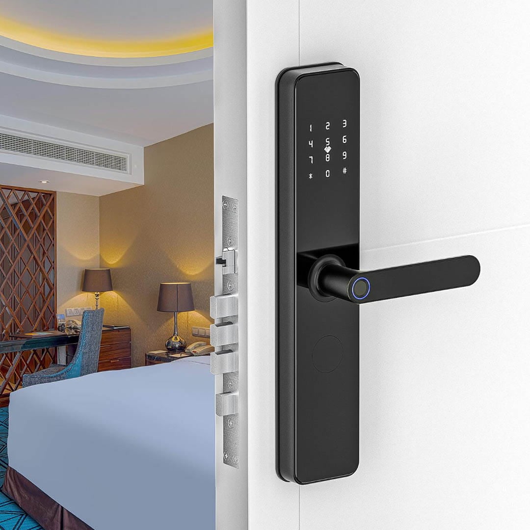 Ảnh minh họa Khoá thông minh TTLock TLA333 thay thế khoá cửa chính 2