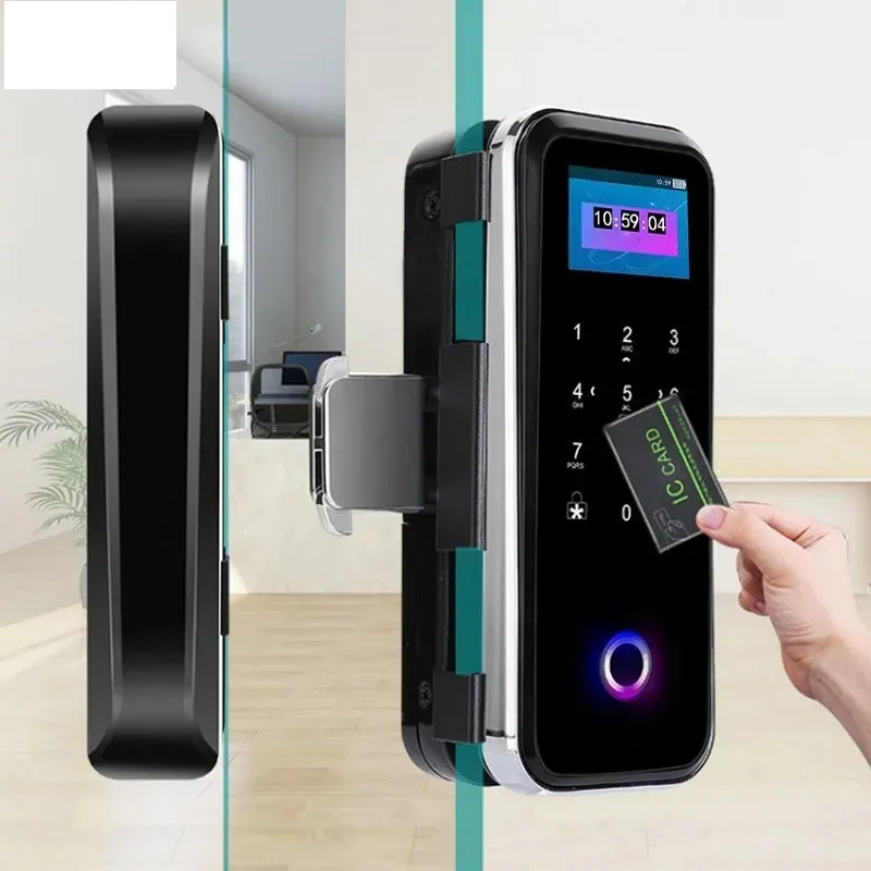 Ảnh minh họa Khóa vân tay cho cửa kính Tuya Smart Life GL03 1