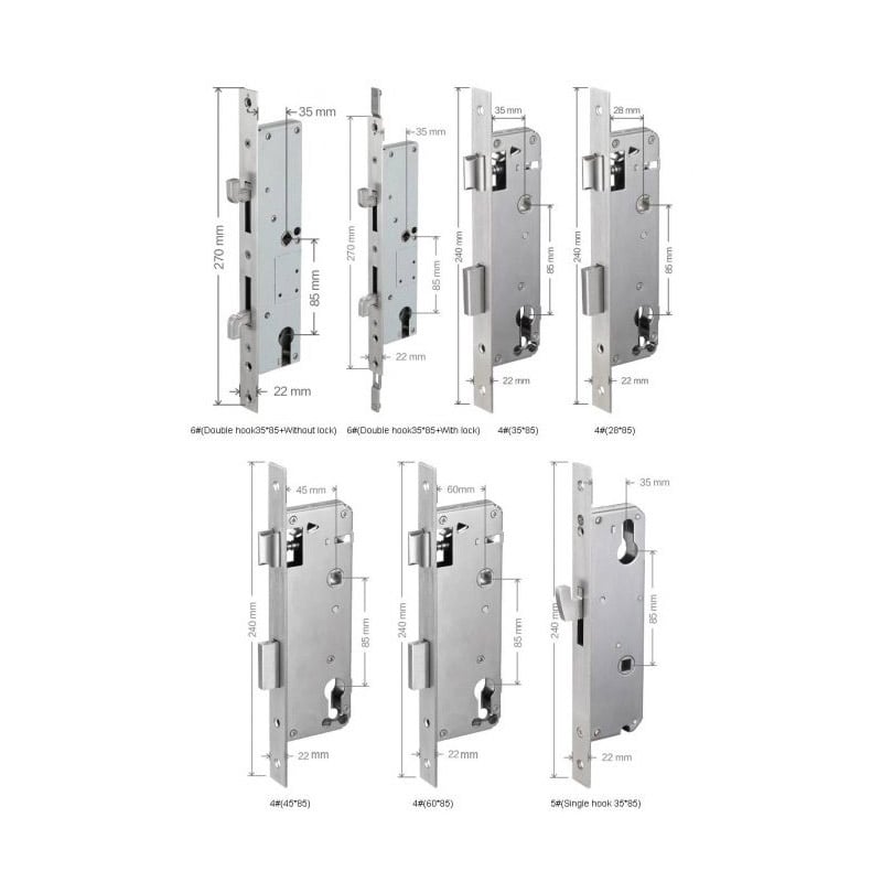 Ảnh minh họa Khóa vân tay TTLock TLA300F dùng cho cửa lùa 1