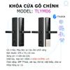 Khoá vân tay TTLock TLYM06 cho cửa gỗ, mặt kính cường lực