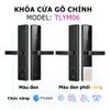 Khoá vân tay TTLock TLYM06 cho cửa gỗ, mặt kính cường lực