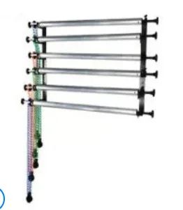Khung Treo 6 Phông Xích Tay Kèm Ống Nhôm