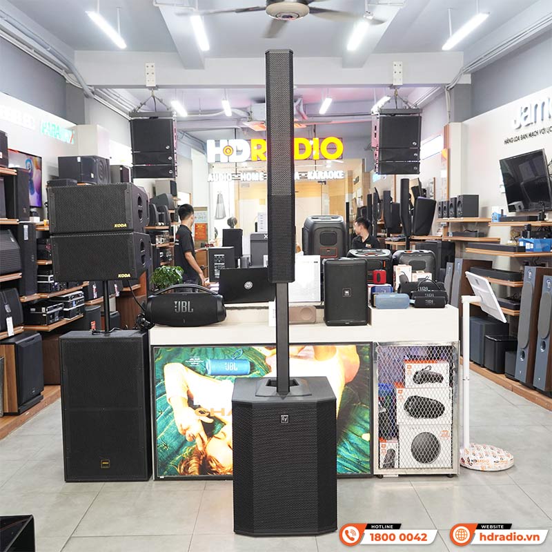 Ảnh minh họa Loa Electro voice Evolve 90, Công suất 2000W (28 Hz - 20 kHz) SPL 134 dB, XLR, RCA, Bluetooth, APP Electro-Voice QuickSmart Mobile 2